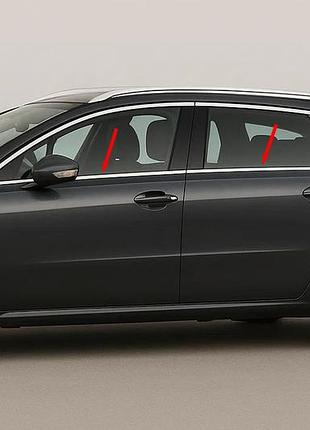 Нижняя окантовка окон (sw, нержавейка) для peugeot 508 2010-2018 гг