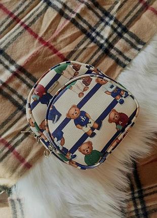 Мілашна сумочка з ведмедіками 🤍🧸
