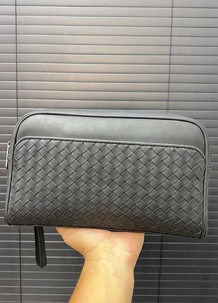 Чоллвіча шкіряна сумка клатч bottega veneta