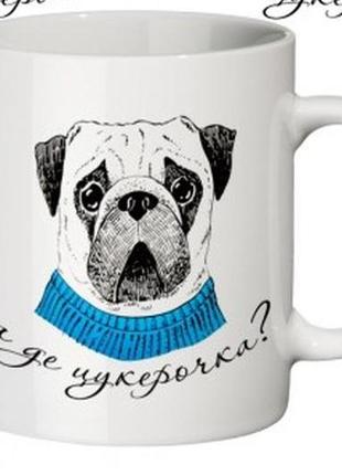 Чашка бульдог