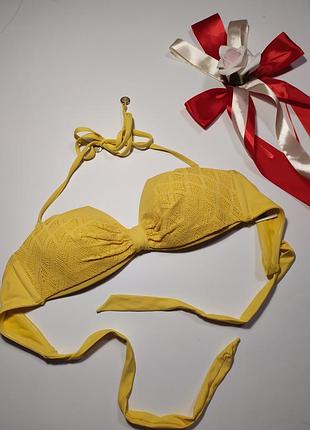 Красивий верх купальника на зав'язках h&m, eur 38