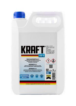 Антифриз kraft g11 (готовый) -35 синий 5л