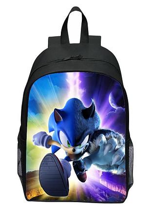 Школьный рюкзак супер соник sonic the hedgehog