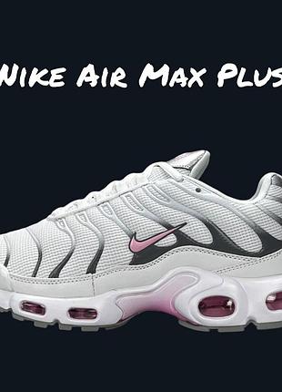 Nike air max plus white metallic pink