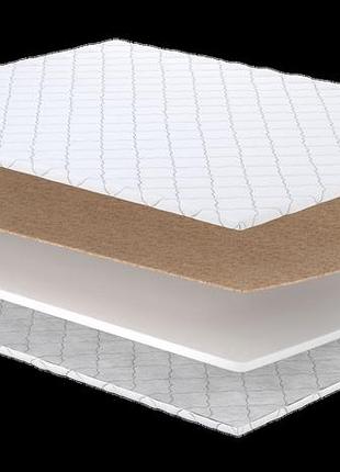 Матрас топпер topper-futon 1 cocos/топпер-футон 1 кокос жаккард, размер матраса (шхд) 135x190