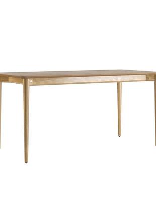 Стіл розкладний silva 160+40 x 80 натуральний ясен