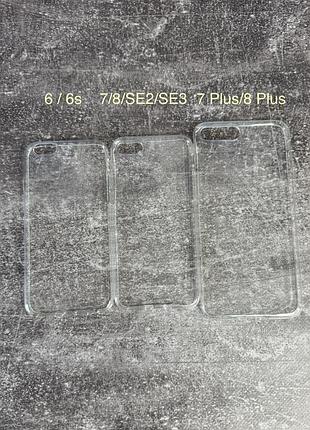 Чохол прозорий для iphone se 3 силіконовий