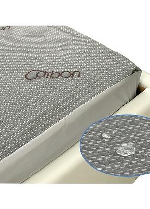 Наматрасник с бортами непромокаемый “carbon” 80х190