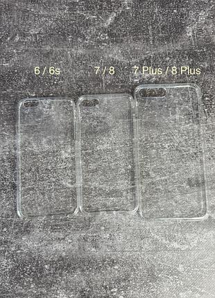 Чохол прозорий для iphone 6s силіконовий