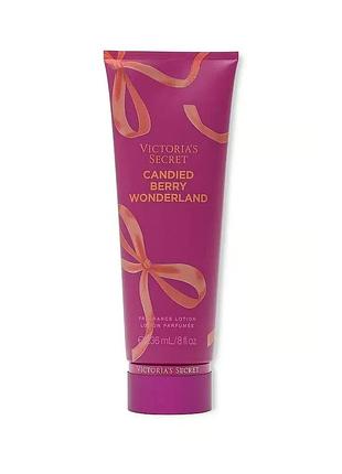 Парфюмированный увлажняющий лосьон для тела victoria's secret candied berry wonderland fragrance lotion