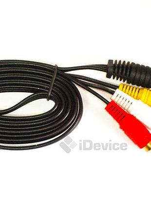 Кабель av mini jack 3.5мм - 3rca