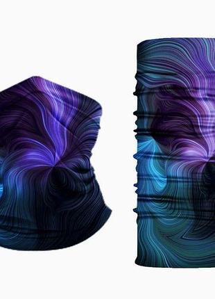 Літній баф, buff, безшовний шарф на шию