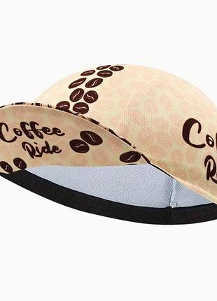 Спортивная вело кепка coffe ride (53-57) м