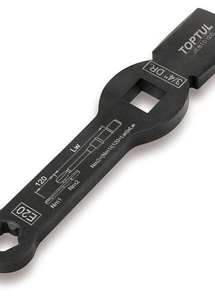 Ключ ударный 3/4" e20 для тормозного суппорта man tgl, tgm toptul jebt0120