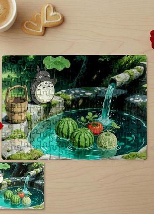 Пазл с аниме 15х21 (80 элементов) «мой сосед тоторо» (my neighbor totoro) — персонаж тоторо для фанатов аниме