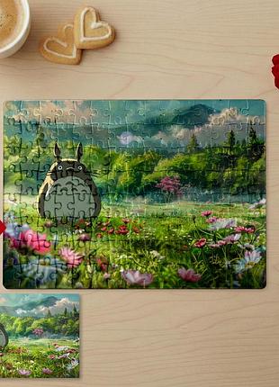 Пазл з аніме 28х39 (300 елементів) мій сусід тоторо / my neighbor totoro — totoro, studio ghibli, для підлітків, дорослих та аніме фанатів
