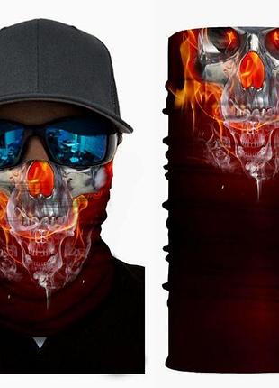 Літній баф, buff, безшовний шарф, пов'язка на шию