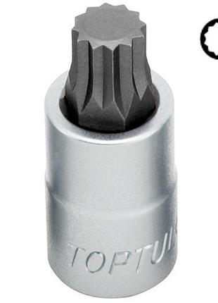 Головка торцева spline toptul m8 l55 мм 1/2" bcha1608