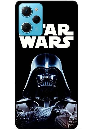 Силіконовий бампер чохол для xiaomi redmi note 12 pro speed edition з малюнком star wars зоряні війни дарт вейдер