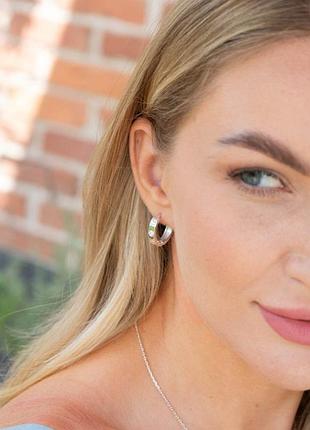 Серебряные серьги стиль 3