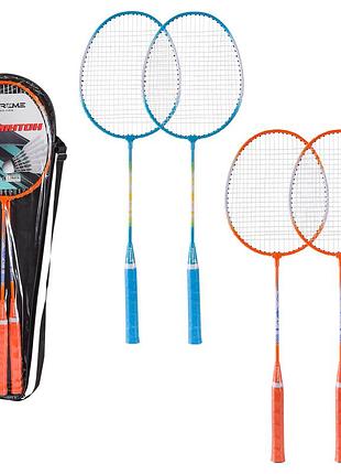 Бадмінтон арт. bd24194 (50шт) 2 ракетки, воланчик, в сумці 65 см 2 кольори