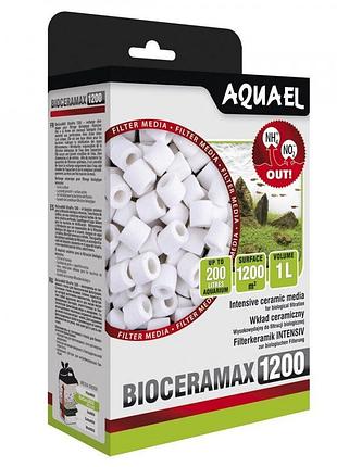 Вкладыш aquael для фильтра bioceramax ultrapro 1200 керамические кольца 1 л