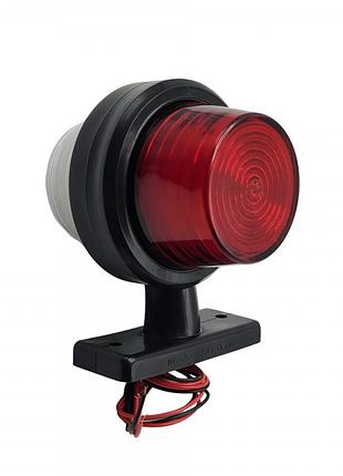 Габаритный фонарь (рожек) led 12-24v красно-белый неон 10 см fr