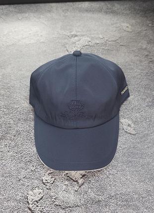 Бейсболка loro piana с фирменным логотипом кепка с подкладкой унисекс лоро пиана козырек лоро пиано темно-синий