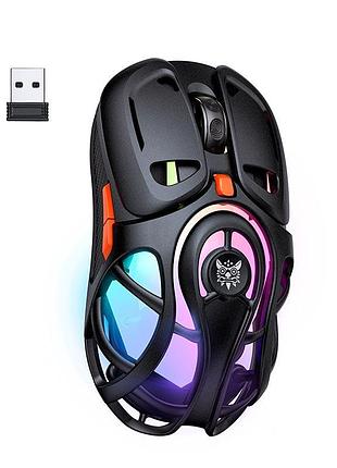 Мышь onikuma tri mode rgb gaming mouse dm02 |2.4g/bt/type-c|