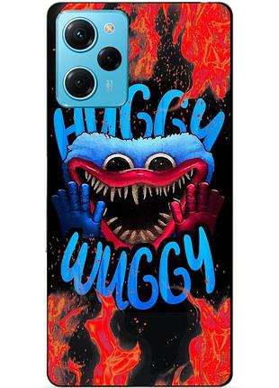 Силіконовий чохол бампер для xiaomi redmi note 12 pro speed edition з малюнком хаггі вагі huggy wuggy