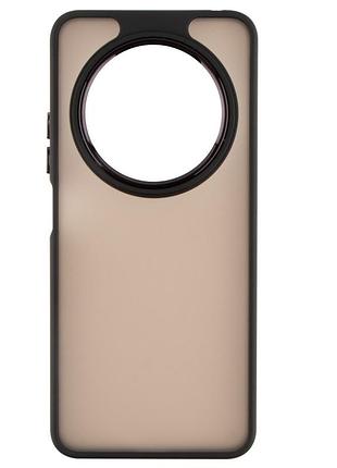 Чехол fiji lens для xiaomi redmi a4 5g бампер матовый с защитой блока камер black