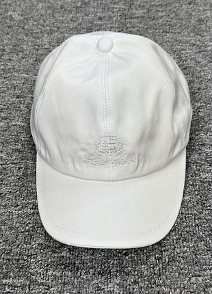 Кепка loro piana с резинкой бейсболка универсальная лоро пиана cap козырек лоро пиано белый