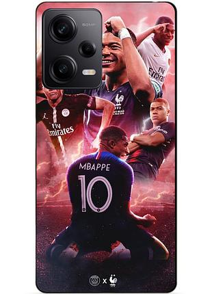 Силиконовый бампер чехол для xiaomi redmi note 12 pro 5g с рисунком килиан мбаппе mbappe