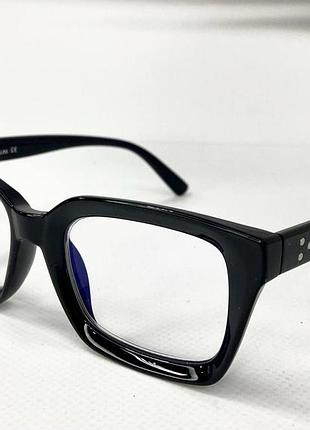 Коригуючі унісекс окуляри для зору в пластиковій оправі стилю celine