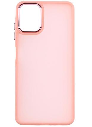 Чехол fiji lens для samsung galaxy a06 (a065) бампер матовый с защитой блока камер pink