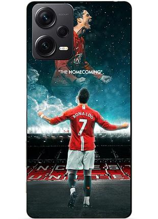 Силіконовий бампер чохол для xiaomi redmi note 12 pro plus з малюнком роналдо мю ronaldo