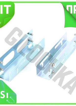 Ve фрейм-переходник gembird 1x3.5" до new version 5.25" для hdd ssd металлический адаптер для компьюте n6w_ver