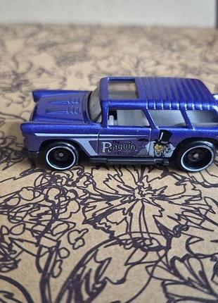 2022 hot wheels бетмен королівський пурпурний '55 класичний кочівник пінгвін вільний, новий