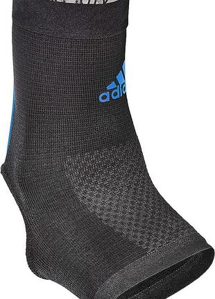 Фіксатор для щиколотки адідас оригінал adidas performance ankle support чорний, синій уні l adsu-13313bl