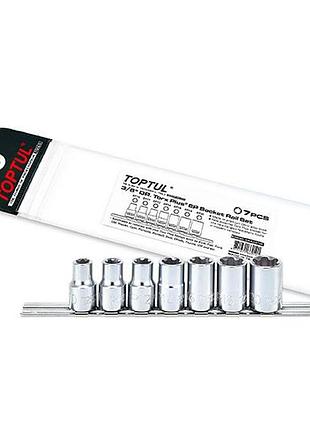 Набір головок torx plus ep 3/8" ep10-ep20 7ед. toptul gaag0706
