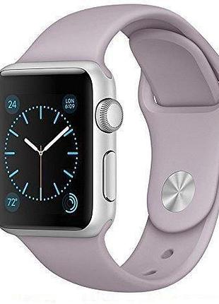 Ремешок для apple watch 42/44/45/46/49 mm sport band lavander фиолетовый серый лавандовый m/l