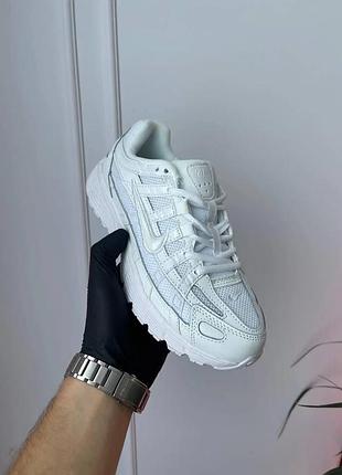 Мужские кроссовки nike p-6000 full white/кроссовки найк р-6000 белые