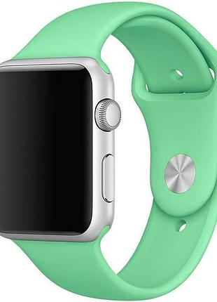 Ремешок для apple watch 42/44/45/46/49 mm sport band spearmint мятный s/m