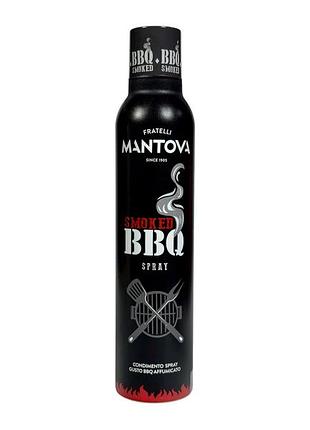 Приправа спрей mantova копчений bbq e smoked bbq spray, 200 мл