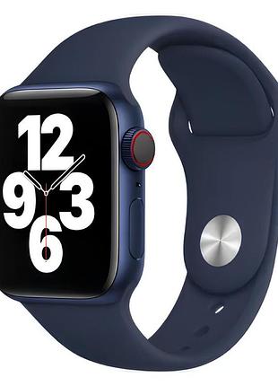 Ремешок для apple watch 42/44/45/46/49 mm sport band deep navy темно синий m/l