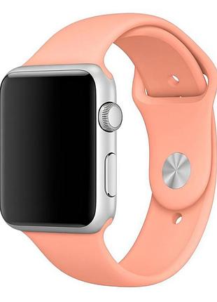 Ремешок для apple watch 42/44/45/46/49 mm sport band flamingo оранжевый s/m