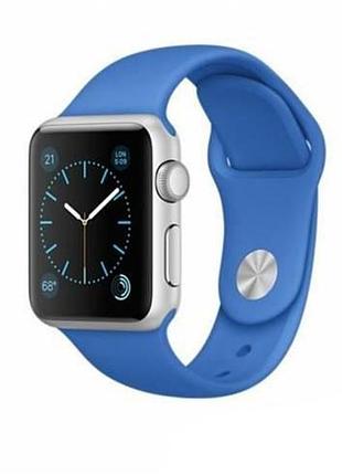 Ремешок для apple watch 42/44/45/46/49 mm sport band royal blue синий s/m