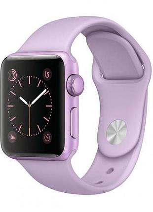 ​ремінець для apple watch 42/44/45/46/49 mm sport band blueberry фіолетовий s/m