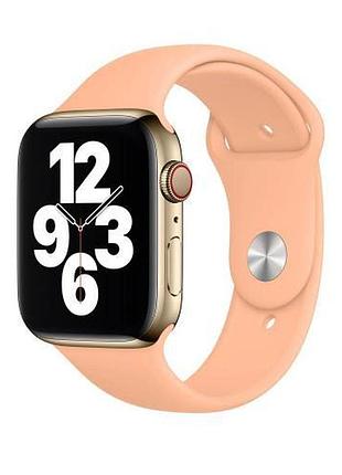 ​ремінець для apple watch 42/44/45/46/49 mm sport band cantaolupe персиковий рожевий m/l
