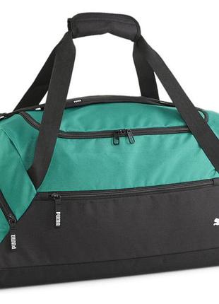 Чоловіча / жіноча сумка спортивна пума оригінал puma teamgoal teambag 55l зелений уні 29x65x32 см 090233-04
